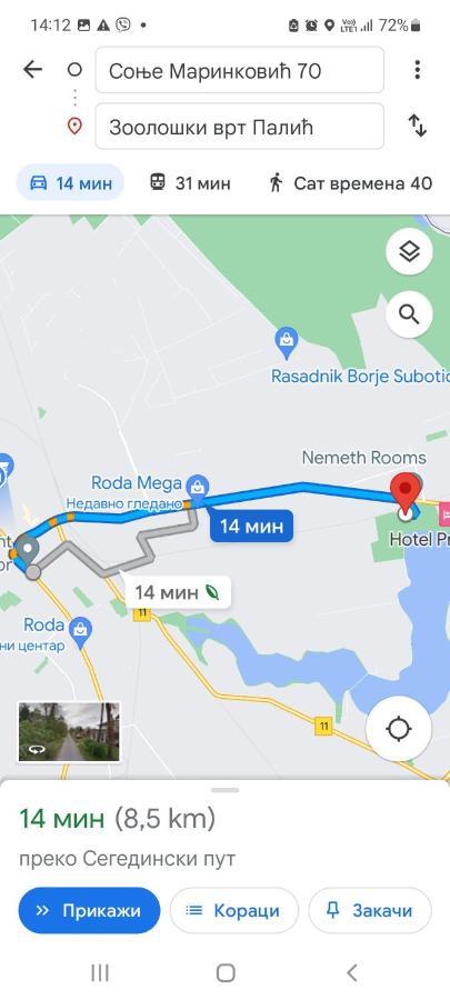 Lena Apartman Subotica Eksteriør bilde